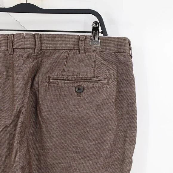 Peter Millar pants Mens 36 L32 Cotton Corduroy flat front business casual pocket - Picture 4 of 12